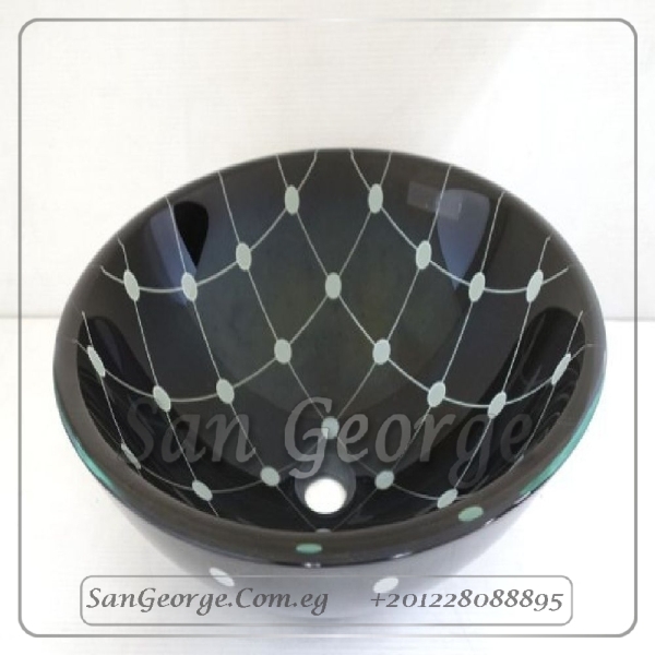 Bathroom Glass Sink B-1005 by San George Design