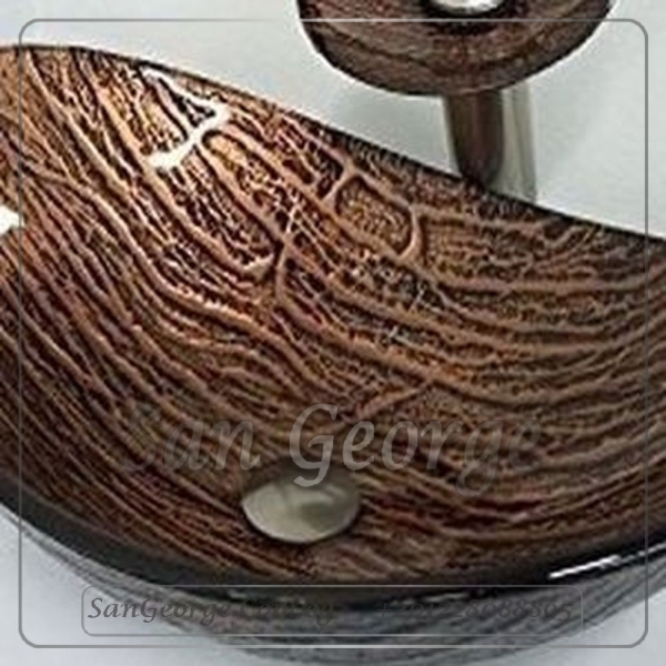 Glass Vessel Sink E-JV02 by San George Design