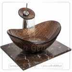Glass Vessel Sink E-JV02 by San George Design