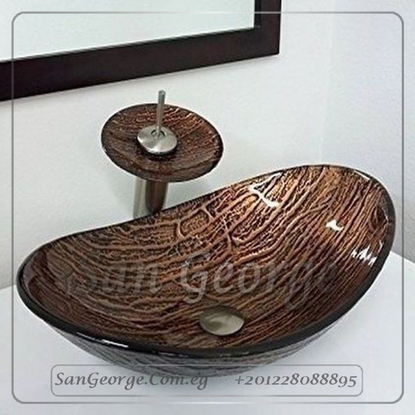 Glass Vessel Sink E-JV02 by San George Design