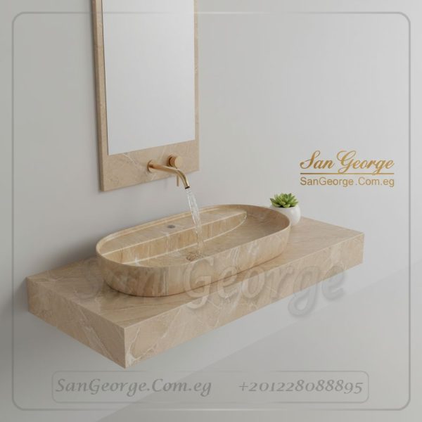 حوض رخام مودرن مستورد MRB-_BX-0 تصميم فريد | San George Desin