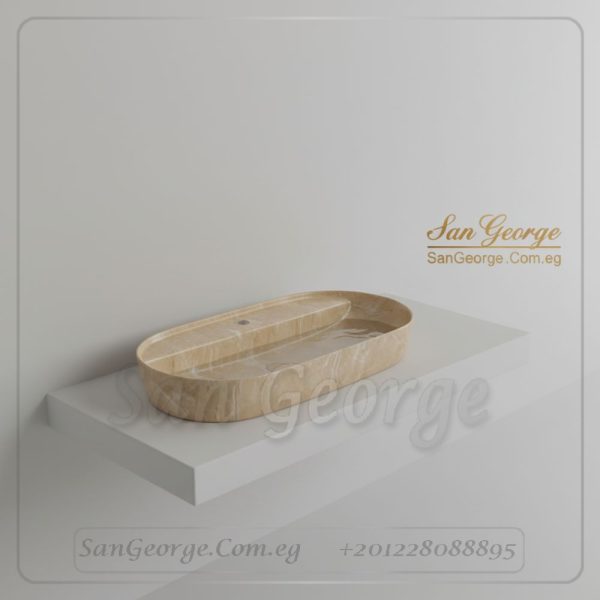 حوض رخام مودرن مستورد MRB-_BX-0 تصميم فريد | San George Desin