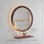 مرايا رخام طبيعي باضائه ليد مميزه Marb-7015 من سان جورج ديزاين San George Des