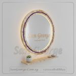 مرايا رخام طبيعي باضائه ليد مميزه Marb-7466 من سان جورج ديزاين San George Design
