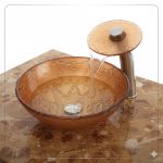 Glass Bathroom Sink C-5034 by San George Design