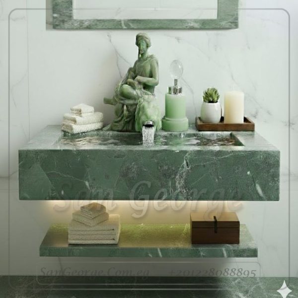 خلاط بورسلين ساخن بارد تحفه مودرن موديل Statue-mix-13-blue