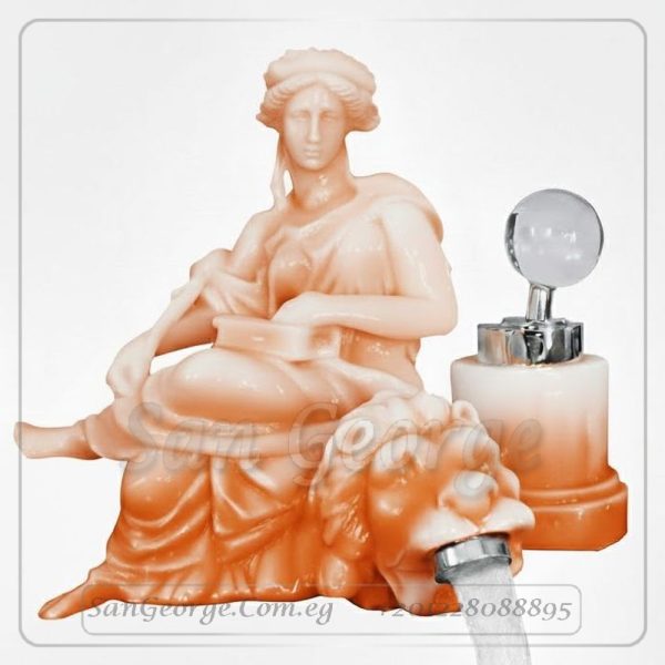 خلاط بورسلين ساخن بارد تحفه مودرن موديل Statue-mix-13-blue