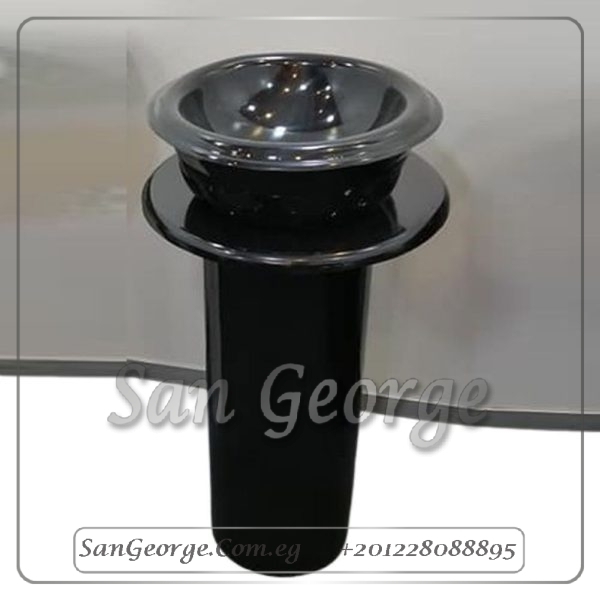Almond حوض Solid Surface مربع Mr-Sh-1 من San George Design