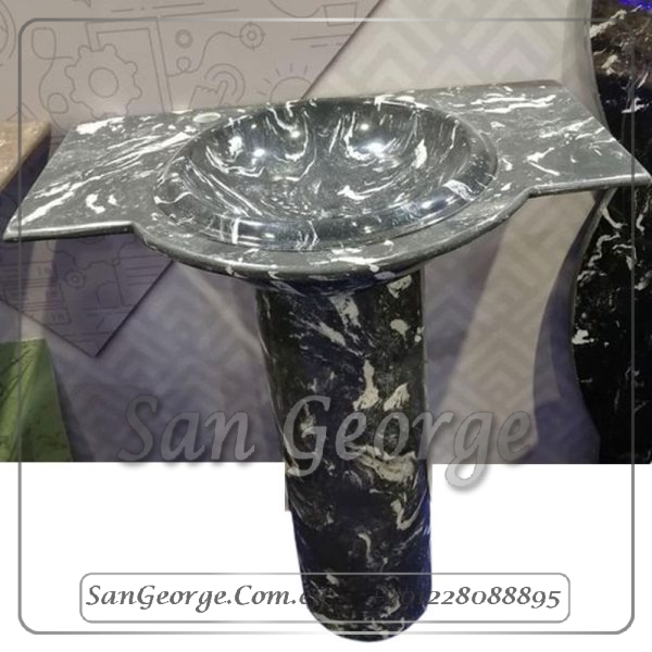 Doloris حوض Solid Surface مربع Mr-Sh-8 من San George Design