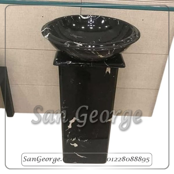 Doloris حوض رخام صناعي Solid Surface مربع Mr-Sh-47 من San George Design