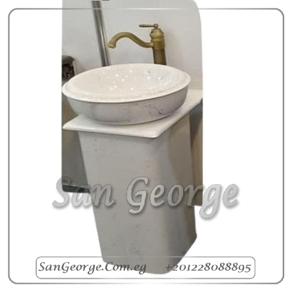 Square حوض حمام Solid Surface مربع Mr-Sh-52 من San George Design