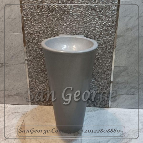 Adio حوض Solid Surface مربع Mr-Sh-50 من San George Design