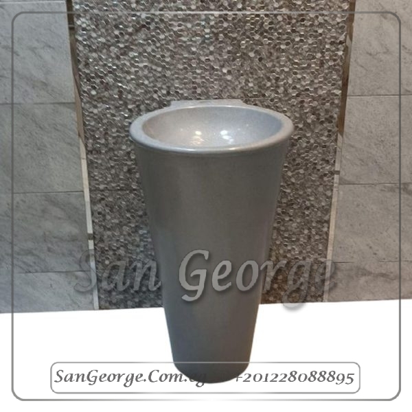 Adio حوض Solid Surface مربع Mr-Sh-50 من San George Design