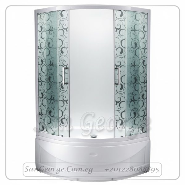 Cabinet كابينه بانيو 90×90 8971-Sk Clear من San George Design