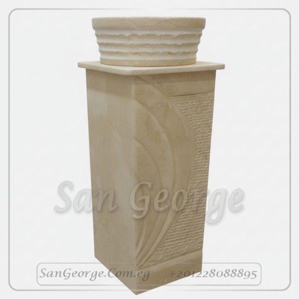Marble Basin Beige Hand Made من San George Design