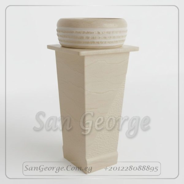Marble Basin Beige Hand Made من San George Design