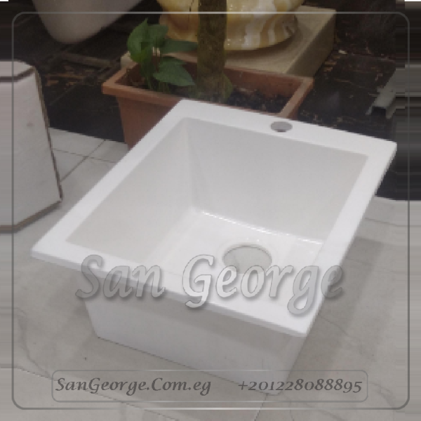 Granite Kitchen Sink 41 × 51 Ks-102 white from San George Design