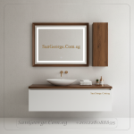 Boardium vanity cabinet bathroom sink