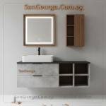 Boardium vanity cabinet bathroom sink