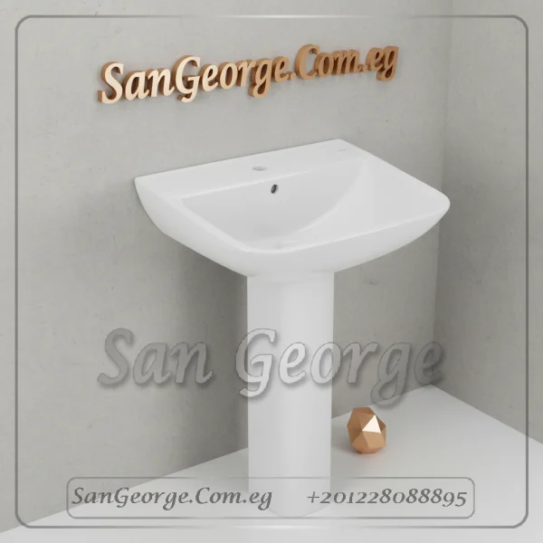 Greek Tide Q جريك تايد حوض حمام علي الارض من هانز جروهي HansGrohe