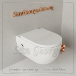 Vega فيجا مرحاض معلق بالدش و السيديلى من ساني بيور Sanipure