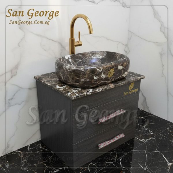 Marble Wood Vanity
