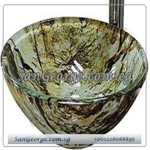 حوض زجاج الحمام B-100020 من San George Design