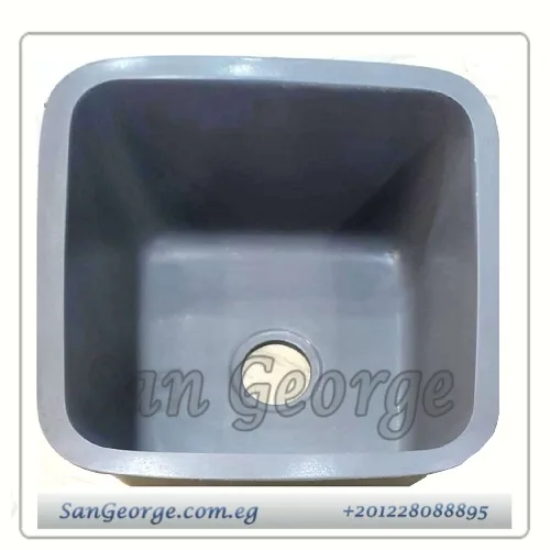 حوض مطبخ جرانيت 45 × 45 Ks-101-G رمادي من San George Design