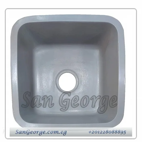 حوض مطبخ جرانيت 45 × 45 Ks-101-G رمادي من San George Design