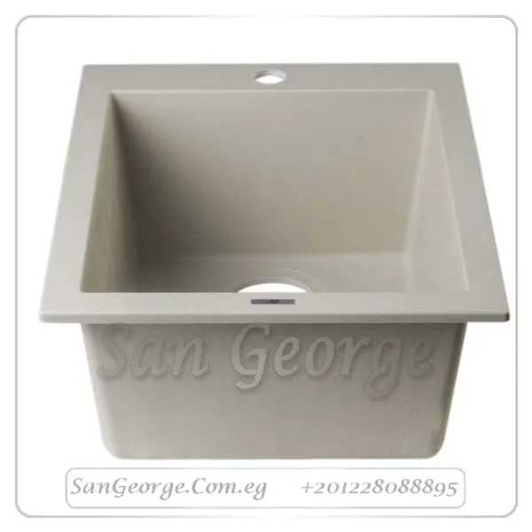 حوض جرانيت 41 × 51 Ks-102 Black من San George Design