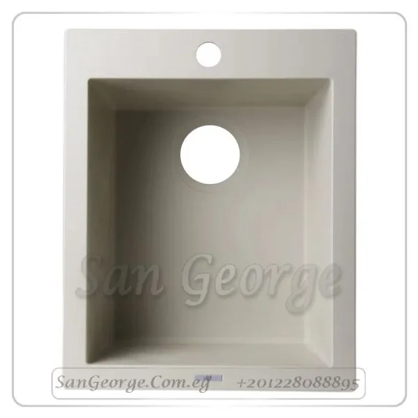 حوض جرانيت 41 × 51 Ks-102 Black من San George Design