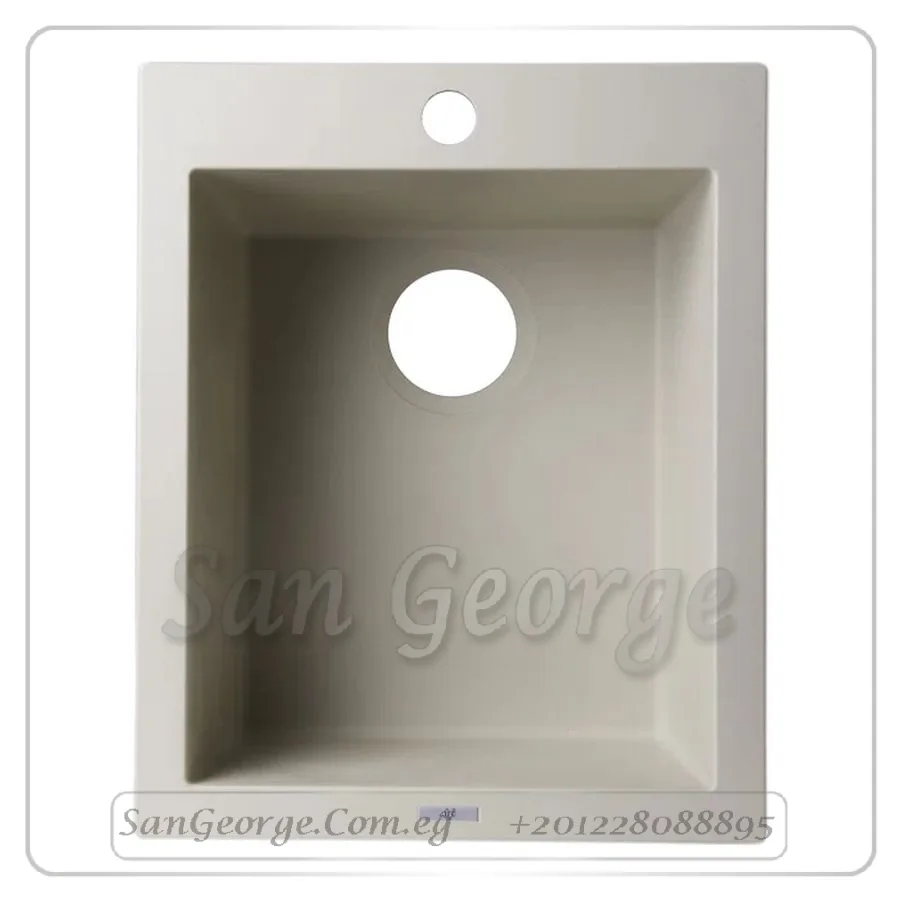 حوض جرانيت 41 × 51 Ks-102 Black من San George Design