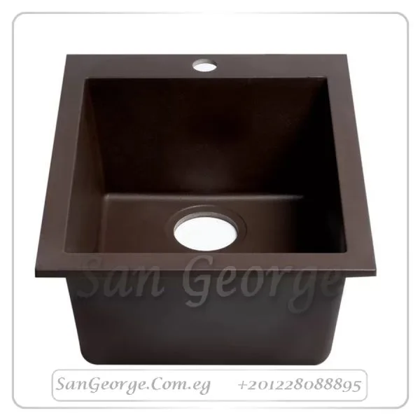 حوض جرانيت 41 × 51 Ks-102 Brown من San George Design