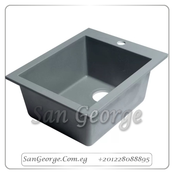 حوض جرانيت 41 × 51 Ks-102 dark grey من San George Design