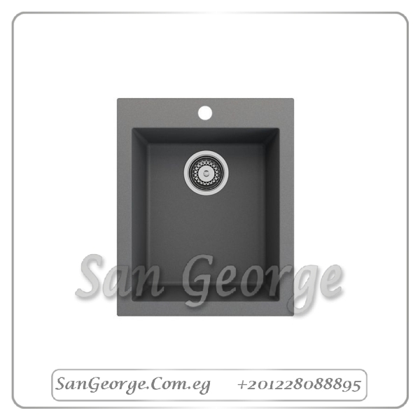 حوض جرانيت 41 × 51 Ks-102 dark grey من San George Design