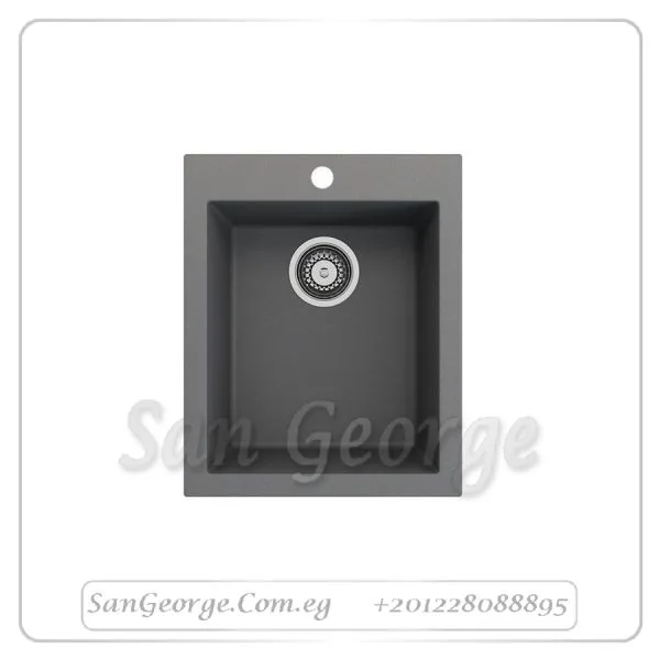 حوض جرانيت 41 × 51 Ks-102 dark grey من San George Design