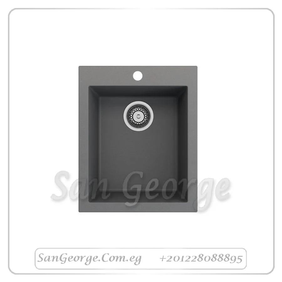 حوض جرانيت 41 × 51 Ks-102 dark grey من San George Design