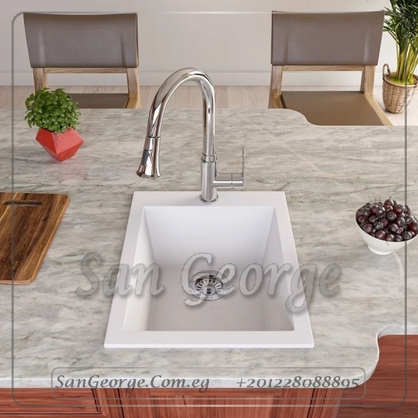 Granite Kitchen Sink 41 × 51 Ks-102 white from San George Design