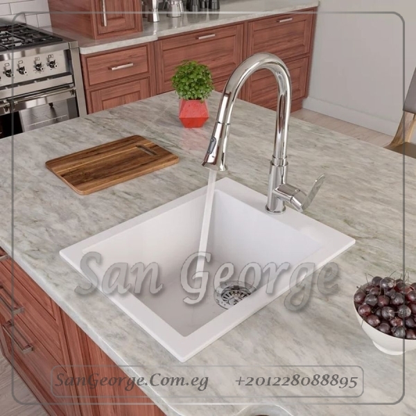 Granite Kitchen Sink 41 × 51 Ks-102 white from San George Design