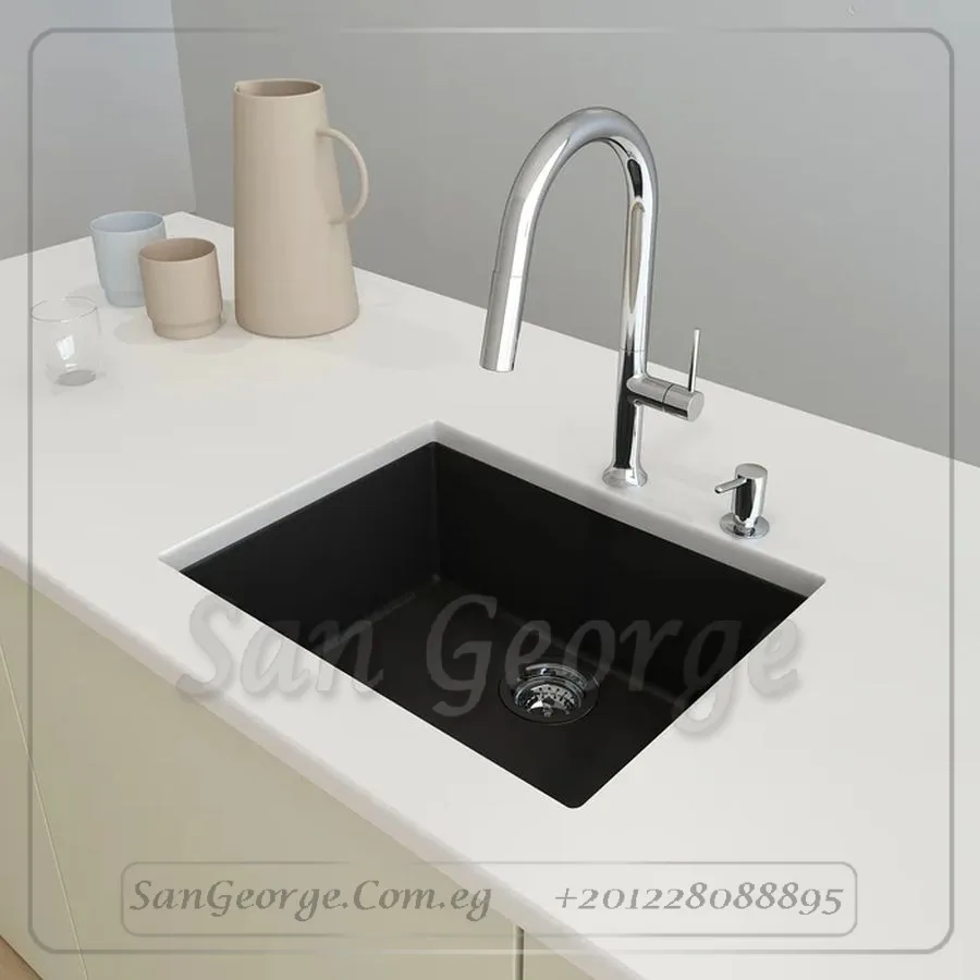 Granite Kitchen Sink 60 × 50 Ks-106-Bk from San George Design