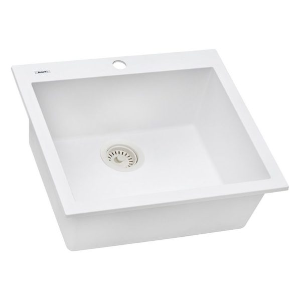 حوض مطبخ جرانيت ابيض 60 × 50 Ks-106 من San George Design