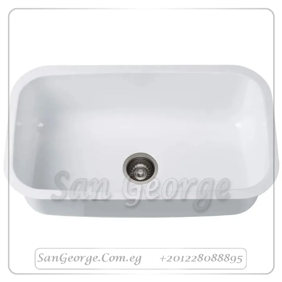 حوض جرانيت ابيض 46 × 70 Ks-107 من San George Design