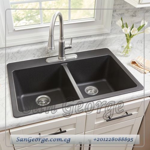 حوض جرانيت مطبخ 86 × 50 Ks-110 من San George Design