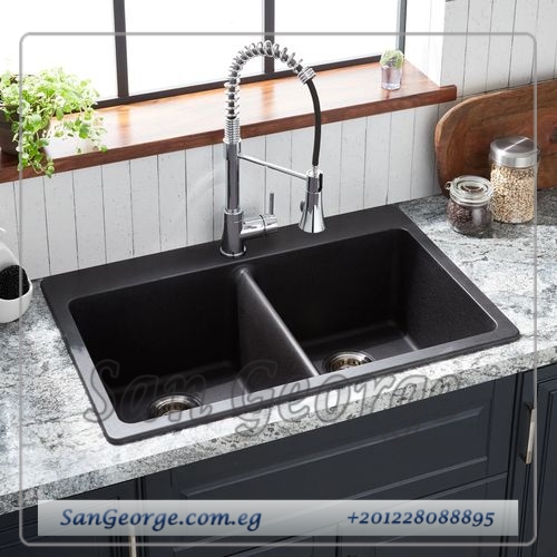 حوض جرانيت مطبخ 86 × 50 Ks-110 من San George Design