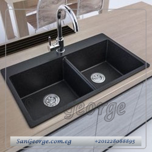 حوض جرانيت مطبخ 86 × 50 Ks-110 من San George Design