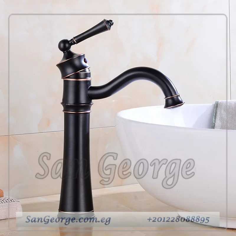 169579_0 ارابيسك اسود خلاط حوض عالي من كليفر