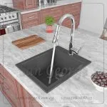 حوض جرانيت 41 × 51 Ks-102 grey من San George Design