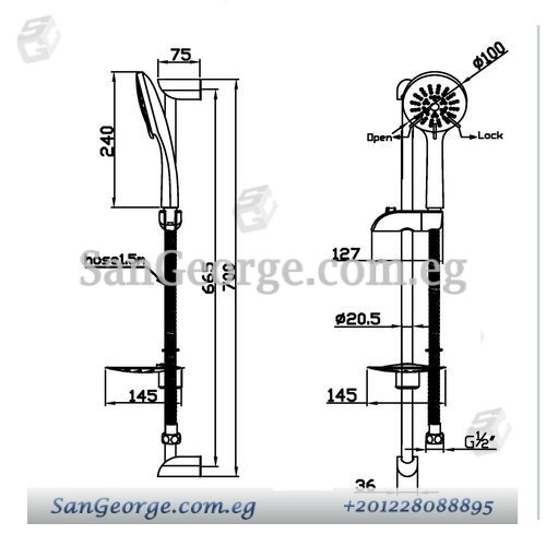 Sd-3236 مجموعه دش كاملة بالصبانة 3 نظام من سارديزاين