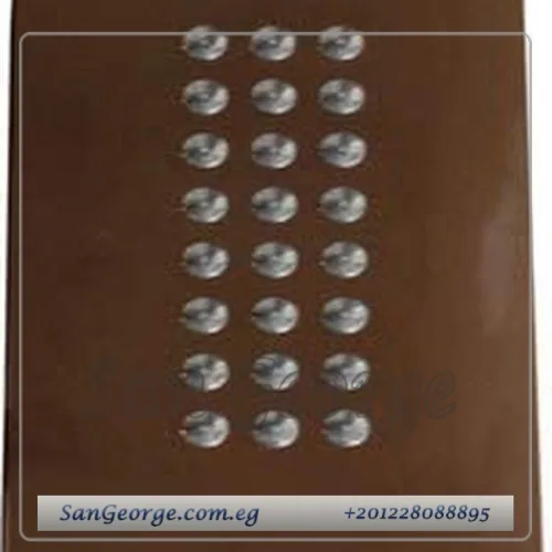 عامود شاور بانل ستانلس نحاسي جاكوزي مع خلاط من سان جورج 0007-2