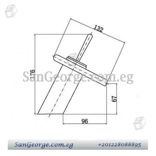خلاط شلال سان جورج ديزاين موديل x607